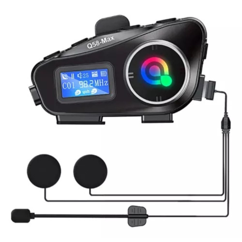 Intercomunicador Bluetooth Q58 Max Radio