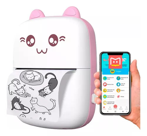 MINI IMPRESORA TÉRMICA  + 1 Rollo