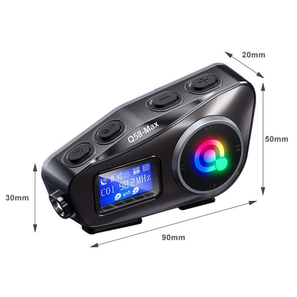 Intercomunicador Bluetooth Q58 Max Radio