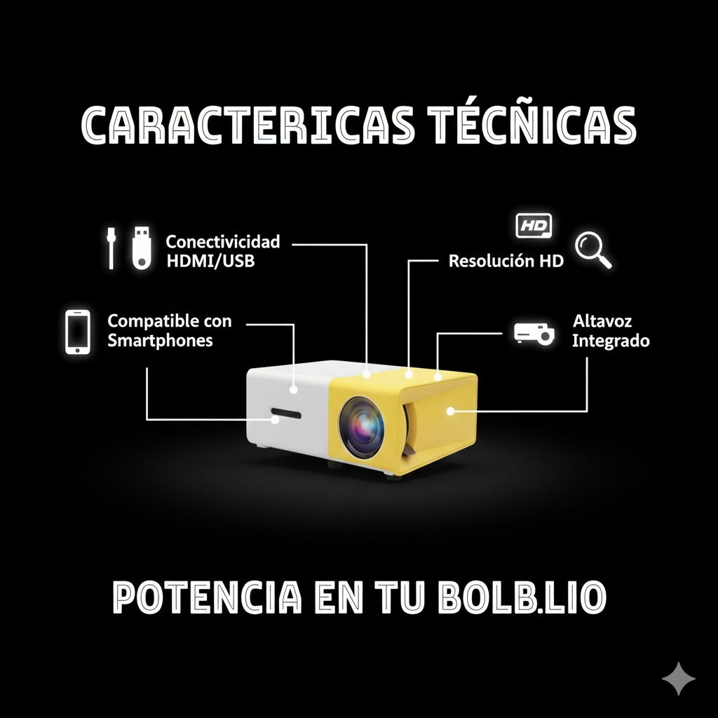 Mini Proyector HD