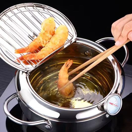 Olla Freidora Japonesa: Frituras Crocantes con la Mitad del Aceite