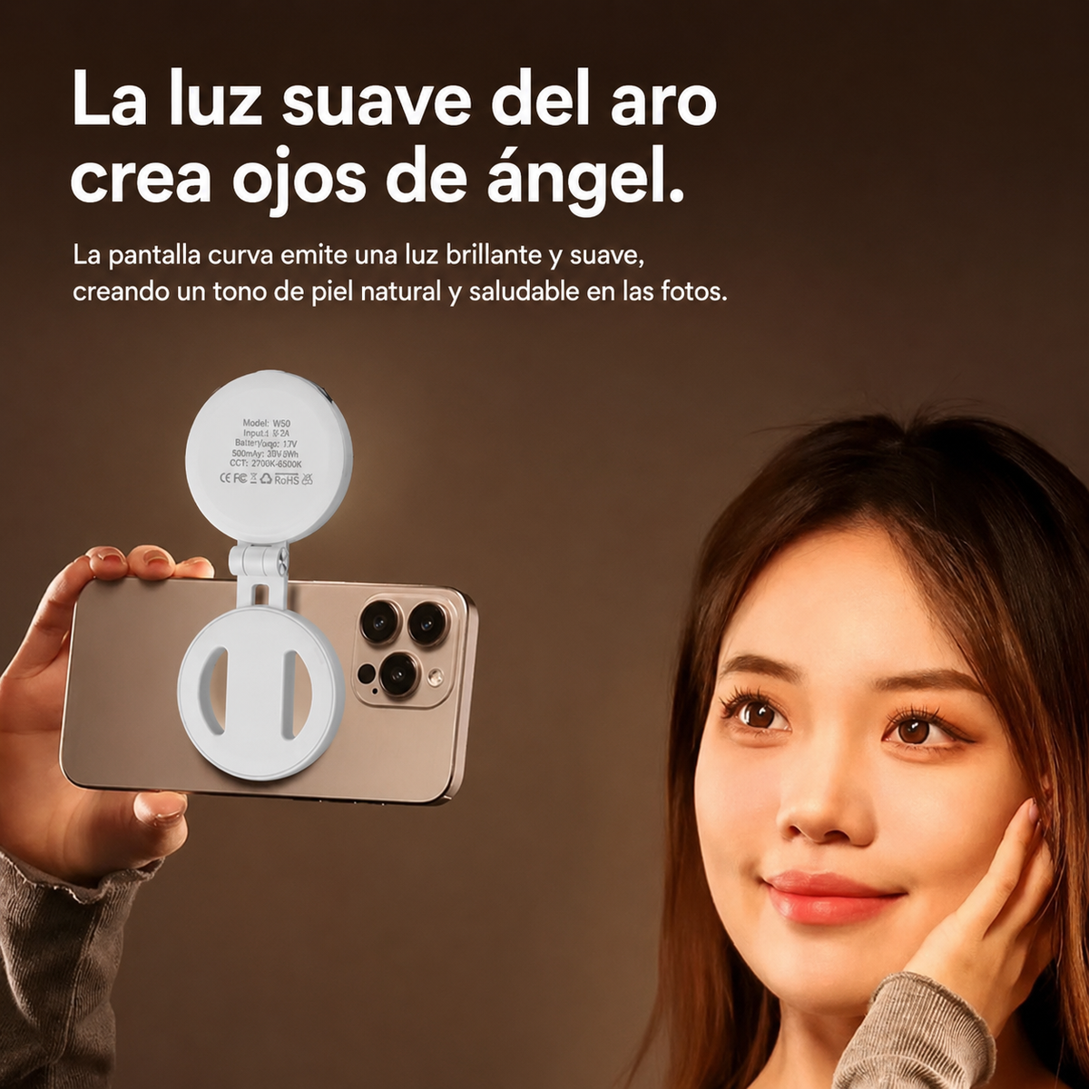 Glowing Aura: Luz Portátil que te Hace Brillar