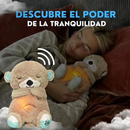 Peluche Nutria Respiración Luz Sonido