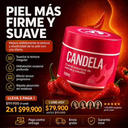 Candela 300gr de crema anti-estrías