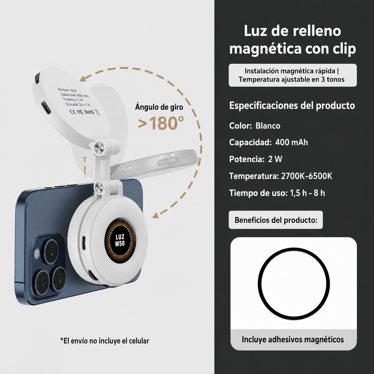 Glowing Aura: Luz Portátil que te Hace Brillar