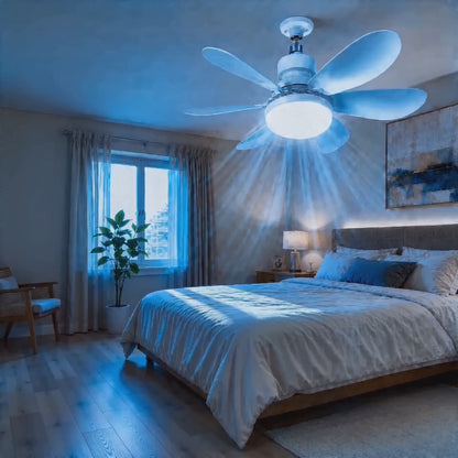 Ventilador con Luz LED 2 en 1 BrisaLux